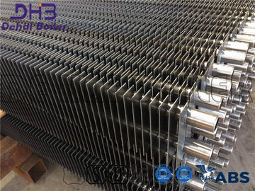 Double Boiler Fin Tube , Welded Finned Tubes Customizable Painted Surface